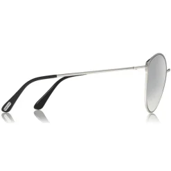 Tom Ford - Zeila Sunglasses - Round Metal Sunglasses - White Gold - FT0654 - Sunglasses - Tom Ford Eyewear - Avvenice