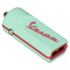 Tribe - Acquamarina - Vespa - Car Charger - Fast Car Charge - USB Charger - iPhone, iPad, Tablet, Samsung, Smartphone - Avvenice