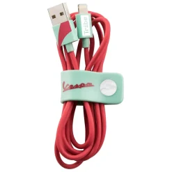 Tribe - Acquamarina - Vespa - Lightning USB Cable - Data Transmission and Charging for Apple, iPhone - MFi Certified - 120 cm - Avvenice