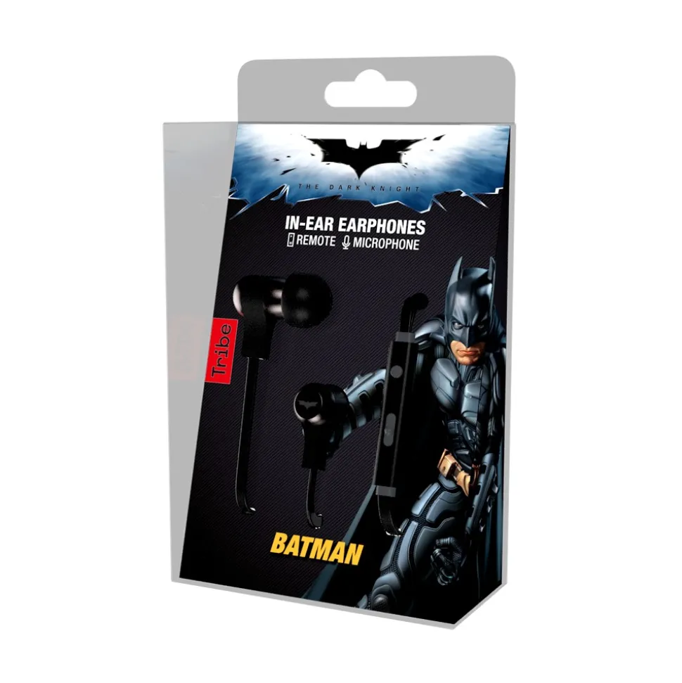 Tribe - Batman - DC Comics - Earphones with Microphone and Multifunctional Command - Smartphone - Avvenice