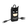 Tribe - Batman - DC Comics - Micro USB Cable - Keychain - Data and Charging for Android, Samsung, HTC, Nokia, Sony - 22 cm - Avvenice