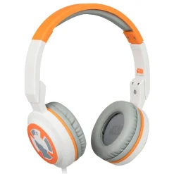 Tribe - BB-8 - Star Wars - Episodio VII - Headphones with Foldable Microphone - 3.5 mm Jack - Smartphone, PC, PS4 and Xbox - Avvenice