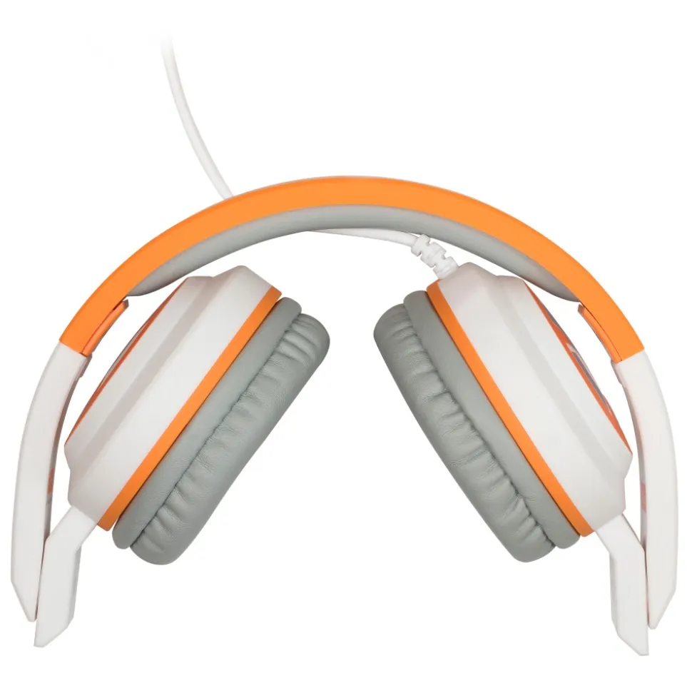 Tribe - BB-8 - Star Wars - Episodio VII - Headphones with Foldable Microphone - 3.5 mm Jack - Smartphone, PC, PS4 and Xbox - Avvenice