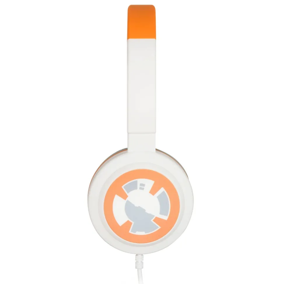 Tribe - BB-8 - Star Wars - Episodio VII - Headphones with Foldable Microphone - 3.5 mm Jack - Smartphone, PC, PS4 and Xbox - Avvenice