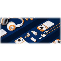 Tribe - BB-8 - Star Wars - Gift Box - 16 GB USB Stick - Car Charger - Earphones - On-Ear Headphones - Micro USB Cable - Avvenice