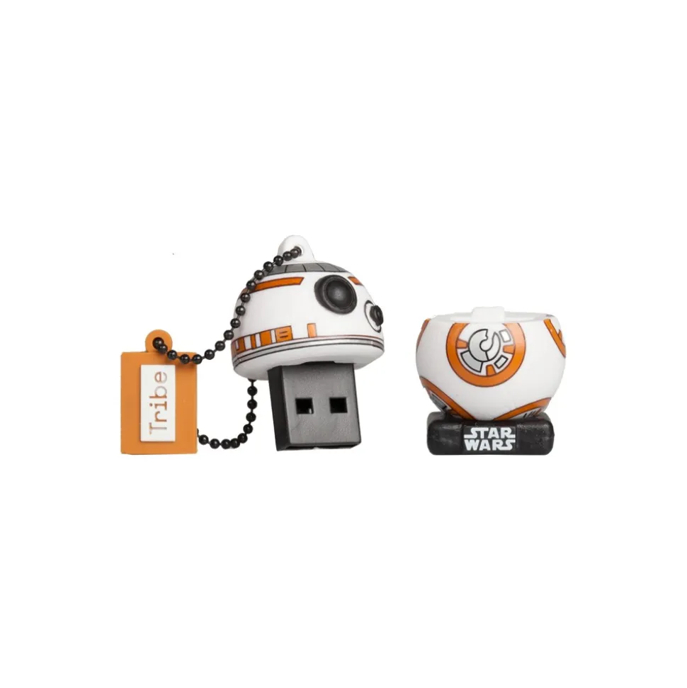 Tribe - BB-8 TLJ - Star Wars - The Last Jedi - USB Flash Drive Memory Stick 16 GB - Pendrive - Data Storage - Flash Drive - Avvenice