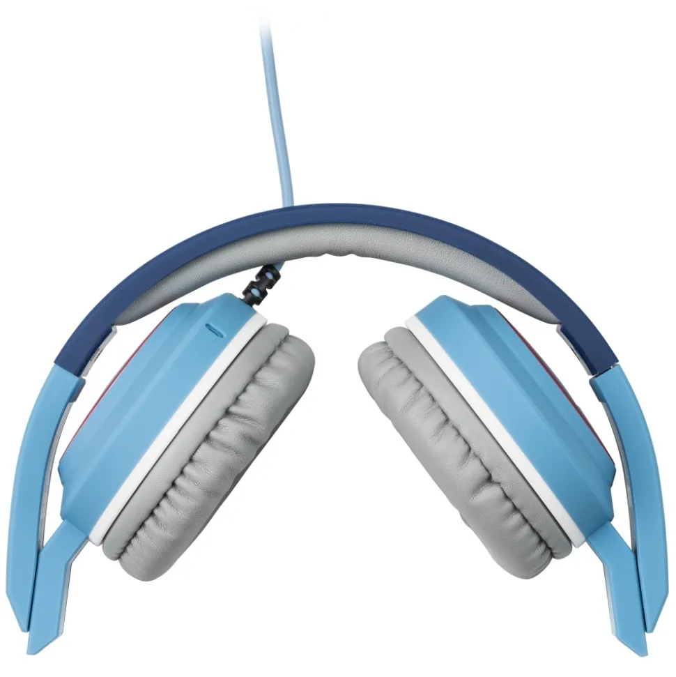 Tribe - Captain America - Marvel - Headphones with Foldable Microphone - 3.5 mm Jack - Smartphone, PC, PS4 and Xbox - Avvenice