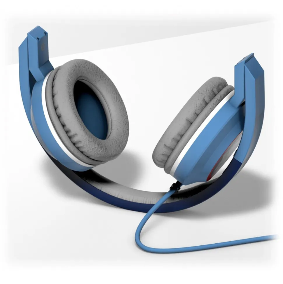 Tribe - Captain America - Marvel - Headphones with Foldable Microphone - 3.5 mm Jack - Smartphone, PC, PS4 and Xbox - Avvenice