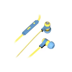 Tribe - Carl - Minions - Despicable Me - Earphones with Microphone and Multifunctional Command - Smartphone - Avvenice