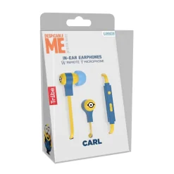 Tribe - Carl - Minions - Despicable Me - Earphones with Microphone and Multifunctional Command - Smartphone - Avvenice