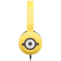 Tribe - Carl - Minions - Headphones with Foldable Microphone - 3.5 mm Jack - Smartphone, PC, PS4 and Xbox - Avvenice