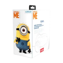 Tribe - Carl - Minions - Headphones with Foldable Microphone - 3.5 mm Jack - Smartphone, PC, PS4 and Xbox - Avvenice