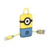 Tribe - Carl - Minions - Lightning USB Cable - Keychain - Data and Charging for Apple, iPhone - MFi Certified - 22 cm - Avvenice