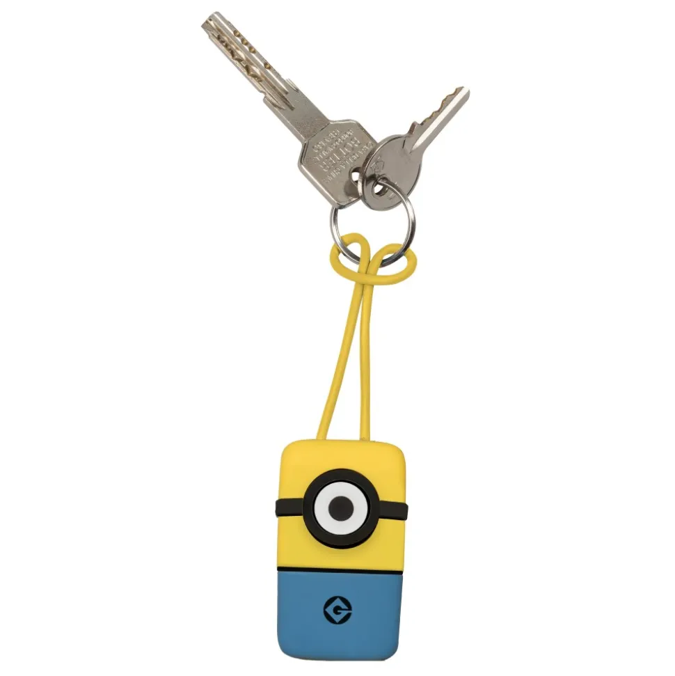 Tribe - Carl - Minions - Micro USB Cable - Keychain - Data and Charging for Android, Samsung, HTC, Nokia, Sony - 22 cm - Avvenice