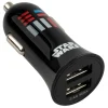 Tribe - Darth Vader - Star Wars - Car Charger Double - Fast Car Charge - USB Charger - iPhone, iPad, Tablet, Samsung, Smartphone - Avvenice