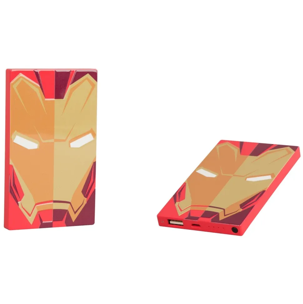 Tribe - Iron Man - Marvel - USB Portable Charger - Power Bank - 4000 mAh - iPhone, iPad, Tablet, Smartphone - Avvenice