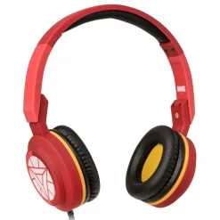 Tribe - Iron Man - Marvel - Headphones with Foldable Microphone - 3.5 mm Jack - Smartphone, PC, PS4 and Xbox - Avvenice