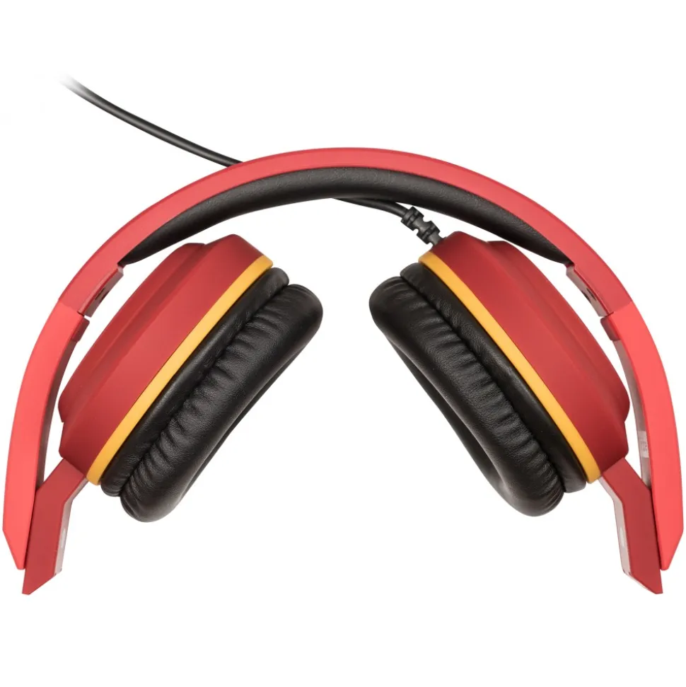 Tribe - Iron Man - Marvel - Headphones with Foldable Microphone - 3.5 mm Jack - Smartphone, PC, PS4 and Xbox - Avvenice