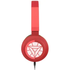 Tribe - Iron Man - Marvel - Headphones with Foldable Microphone - 3.5 mm Jack - Smartphone, PC, PS4 and Xbox - Avvenice
