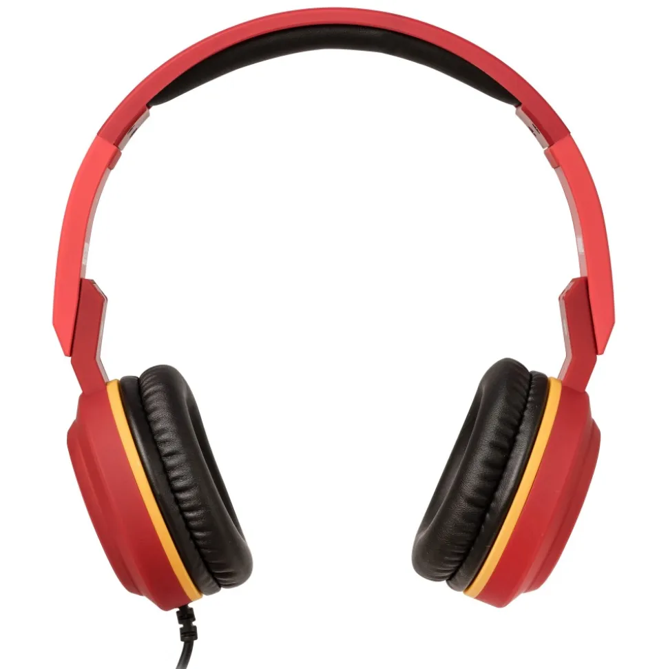 Tribe - Iron Man - Marvel - Headphones with Foldable Microphone - 3.5 mm Jack - Smartphone, PC, PS4 and Xbox - Avvenice