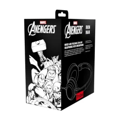 Tribe - Iron Man - Marvel - Headphones with Foldable Microphone - 3.5 mm Jack - Smartphone, PC, PS4 and Xbox - Avvenice