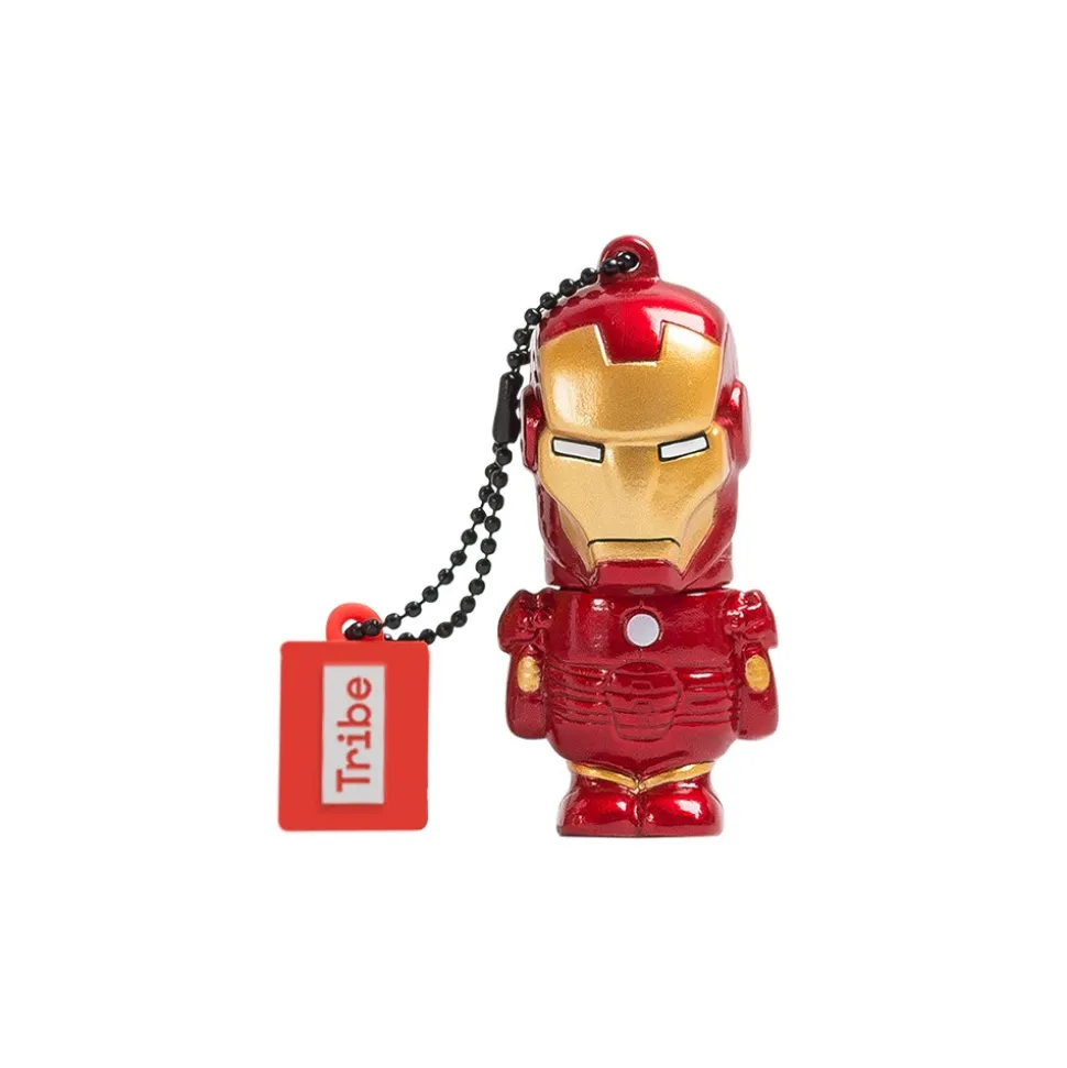 Tribe - Iron Man - Marvel - USB Flash Drive Memory Stick 8 GB - Pendrive - Data Storage - Flash Drive - Avvenice