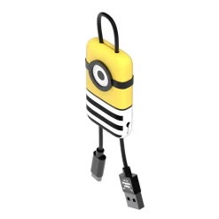 Tribe - Jail Time - Minions - Micro USB Cable - Keychain - Data and Charging for Android, Samsung, HTC, Nokia, Sony - 22 cm - Avvenice