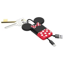 Tribe - Mickey Mouse - Disney - Lightning USB Cable - Keychain - Data and Charging for Apple, iPhone - MFi Certified - 22 cm - Avvenice