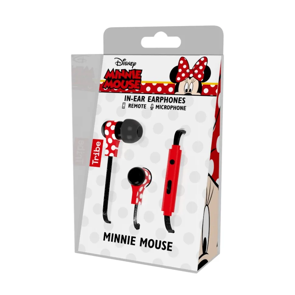Tribe - Minnie Mouse - Disney - Earphones with Microphone and Multifunctional Command - Smartphone - Avvenice