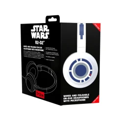 Tribe - R2-D2 - Star Wars - Episodio VII - Headphones with Foldable Microphone - 3.5 mm Jack - Smartphone, PC, PS4 and Xbox - Avvenice