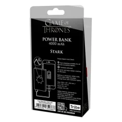Tribe - Stark - Game of Thrones - USB Portable Charger - Power Bank - 4000 mAh - iPhone, iPad, Tablet, Smartphone - Avvenice
