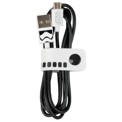 Tribe - Storm Trooper - Star Wars - Micro USB Cable - Data and Charging for Android, Samsung, HTC, Nokia, Sony - 120 cm - Avvenice