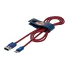 Tribe - Superman - DC Comics - Micro USB Cable - Data Transmission and Charging for Android, Samsung, HTC, Nokia, Sony - 120 cm - Avvenice