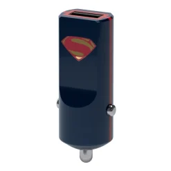 Tribe - Superman - DC Comics - Car Charger - Fast Car Charge - USB Charger - iPhone, iPad, Tablet, Samsung, Smartphone - Avvenice