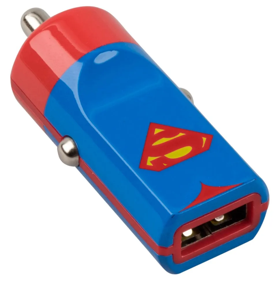 Tribe - Superman - Man of Steel - DC Comics - Car Charger - Fast Car Charge - USB Charger - iPhone, iPad, Tablet, Samsung - Avvenice
