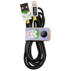 Tribe - Superman - Man of Steel - DC Comics - Lightning USB Cable - Data and Charging Apple, iPhone - MFi Certified - 120 cm - Avvenice