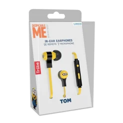 Tribe - Tom - Minions - Despicable Me - Earphones with Microphone and Multifunctional Command - Smartphone - Avvenice