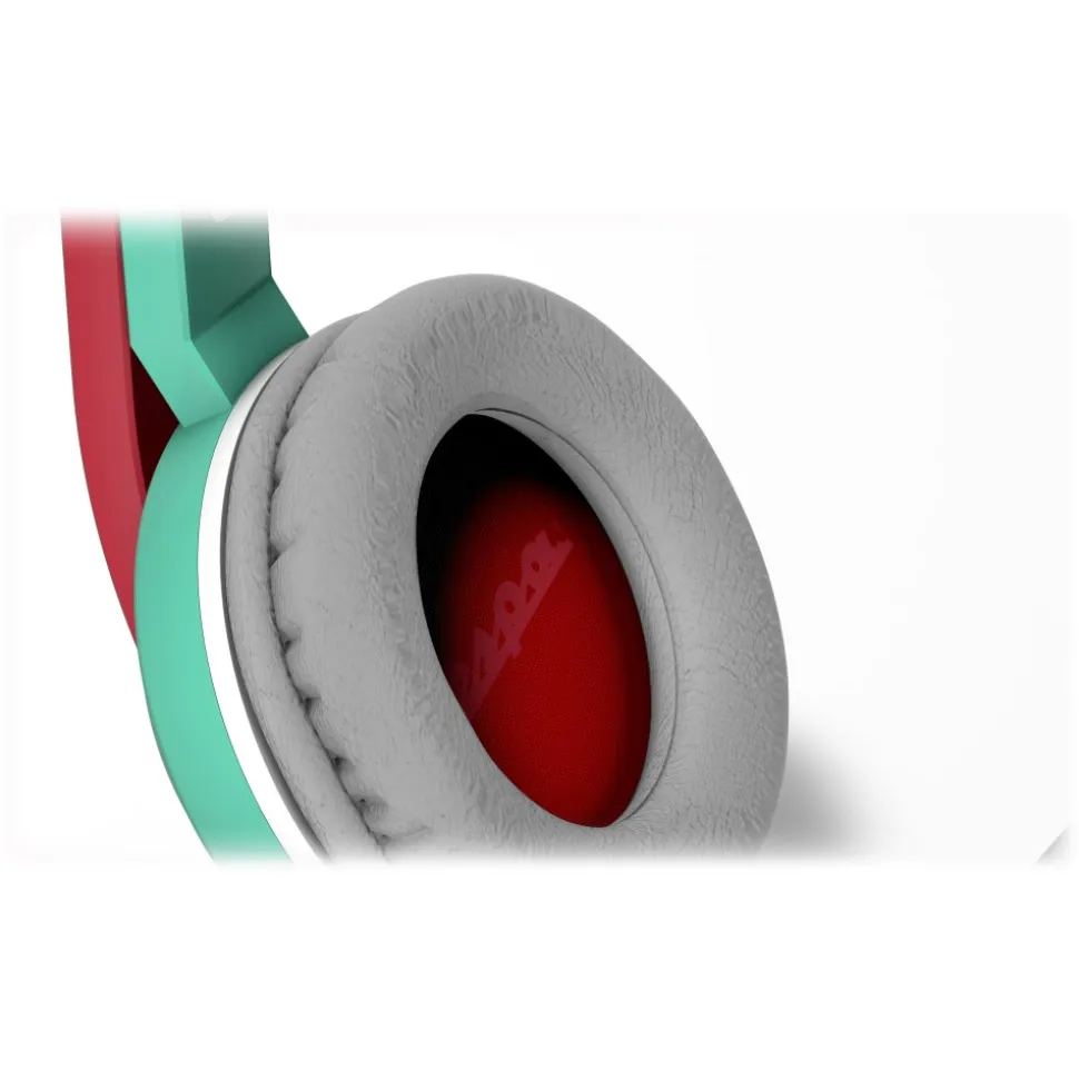 Tribe - Vespa Aquamarine - Vespa Special - Headphones with Foldable Microphone - 3.5 mm Jack - Smartphone, PC, PS4 and Xbox - Avvenice