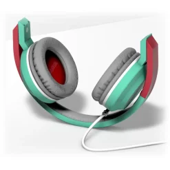 Tribe - Vespa Aquamarine - Vespa Special - Headphones with Foldable Microphone - 3.5 mm Jack - Smartphone, PC, PS4 and Xbox - Avvenice