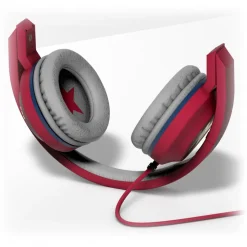 Tribe - Wonder Woman - DC Comics - Headphones with Foldable Microphone - 3.5 mm Jack - Smartphone, PC, PS4, Xbox - Avvenice