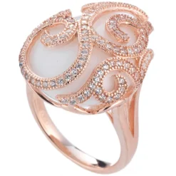 Tsars Collection - Alexandra Baroque Pattern Ring - Handmade in Swiss - Luxury Exclusive Collection - Avvenice