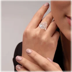 Tsars Collection - Alexandra Baroque Pattern Ring - Handmade in Swiss - Luxury Exclusive Collection - Avvenice