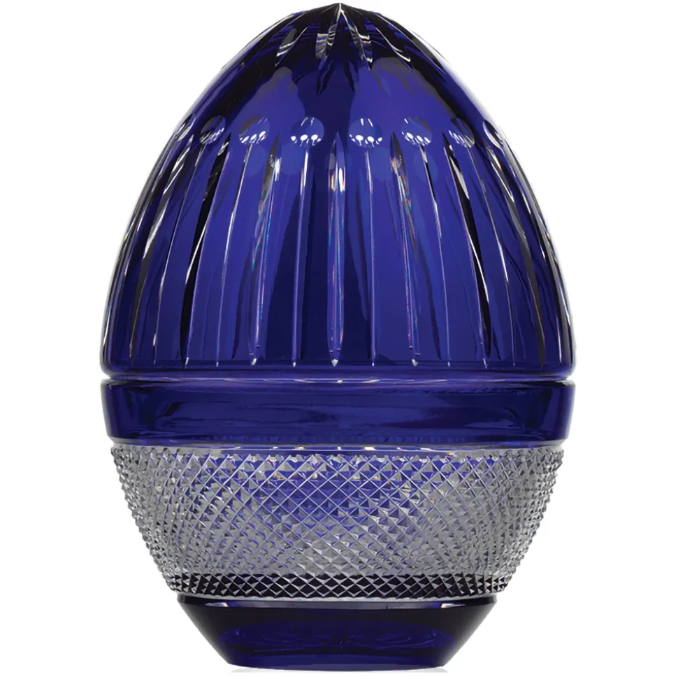 Tsars Collection - Blue Openable Egg Box - Handmade in Swiss - Luxury Exclusive Collection - Avvenice