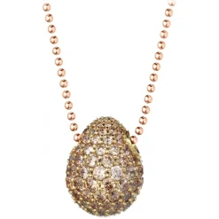 Tsars Collection - Chardonnay 9nine Silver Necklace - Handmade in Swiss - Luxury Exclusive Collection - Avvenice