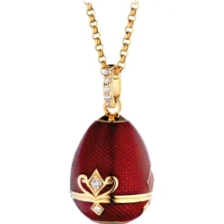 Tsars Collection - Empress Maria Red Necklace - Handmade in Swiss - Luxury Exclusive Collection - Avvenice