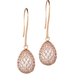 Tsars Collection - 9nine 01 Pink Silver Earrings - Handmade in Swiss - Luxury Exclusive Collection - Avvenice