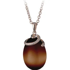 Tsars Collection - Olga Bronze Spiral Necklace - Handmade in Swiss - Luxury Exclusive Collection - Avvenice