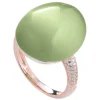 Tsars Collection - Olga Green Ring - Handmade in Swiss - Luxury Exclusive Collection - Avvenice