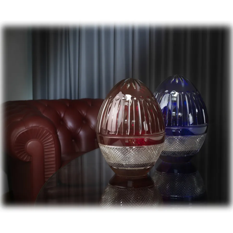 Tsars Collection - Red Openable Egg Box - Handmade in Swiss - Luxury Exclusive Collection - Avvenice
