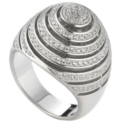 Tsars Collection - Spiral Silver Ring - Handmade in Swiss - Luxury Exclusive Collection - Avvenice